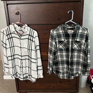 Soft plaid button ups